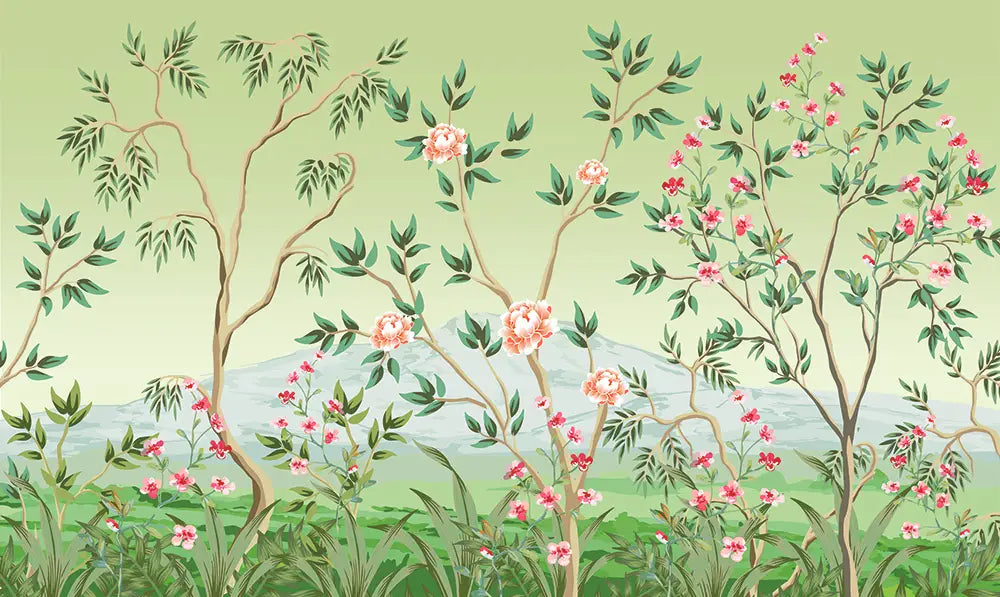 Where Petals Bloom Beneath Mountain Breezes