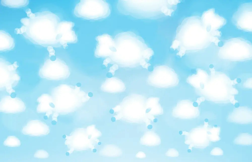 Where Cloud Shapes Dance in the Light