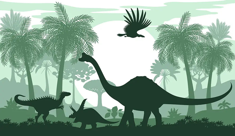 Where Dinosaurs Roam Beneath Ancient Palms