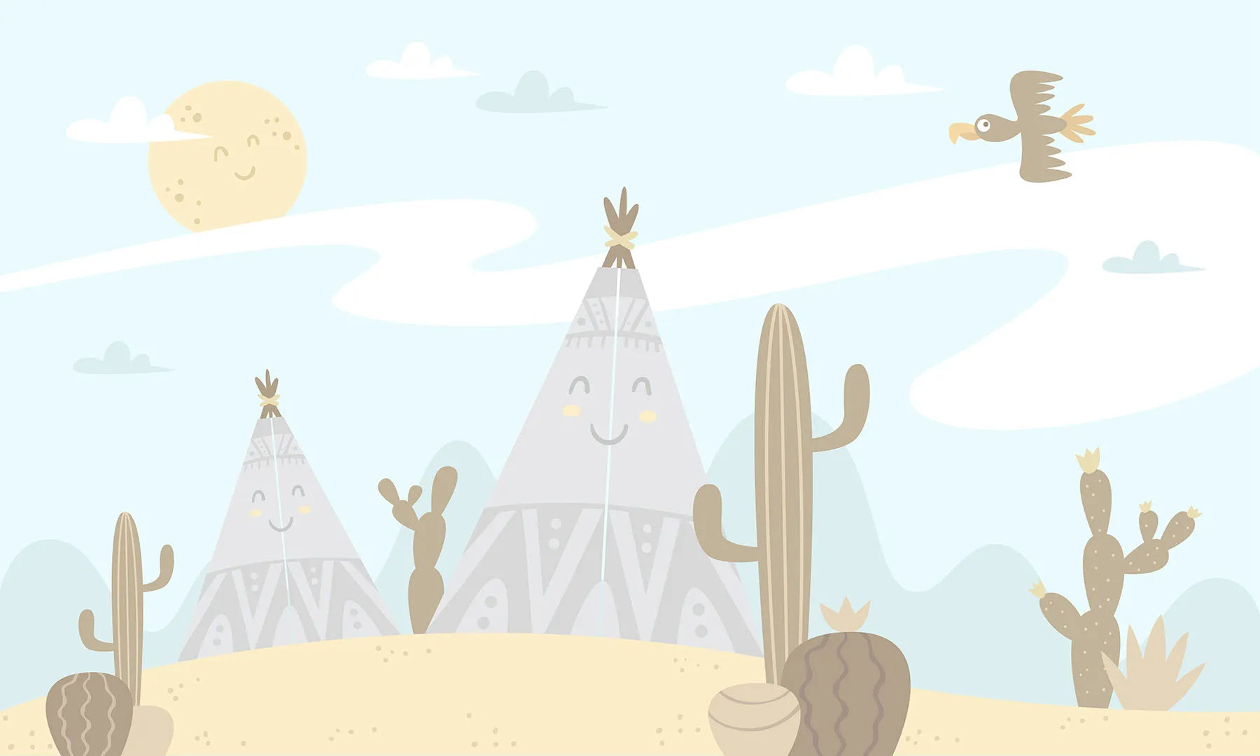 Where the Desert Sun Smiles All Day Long