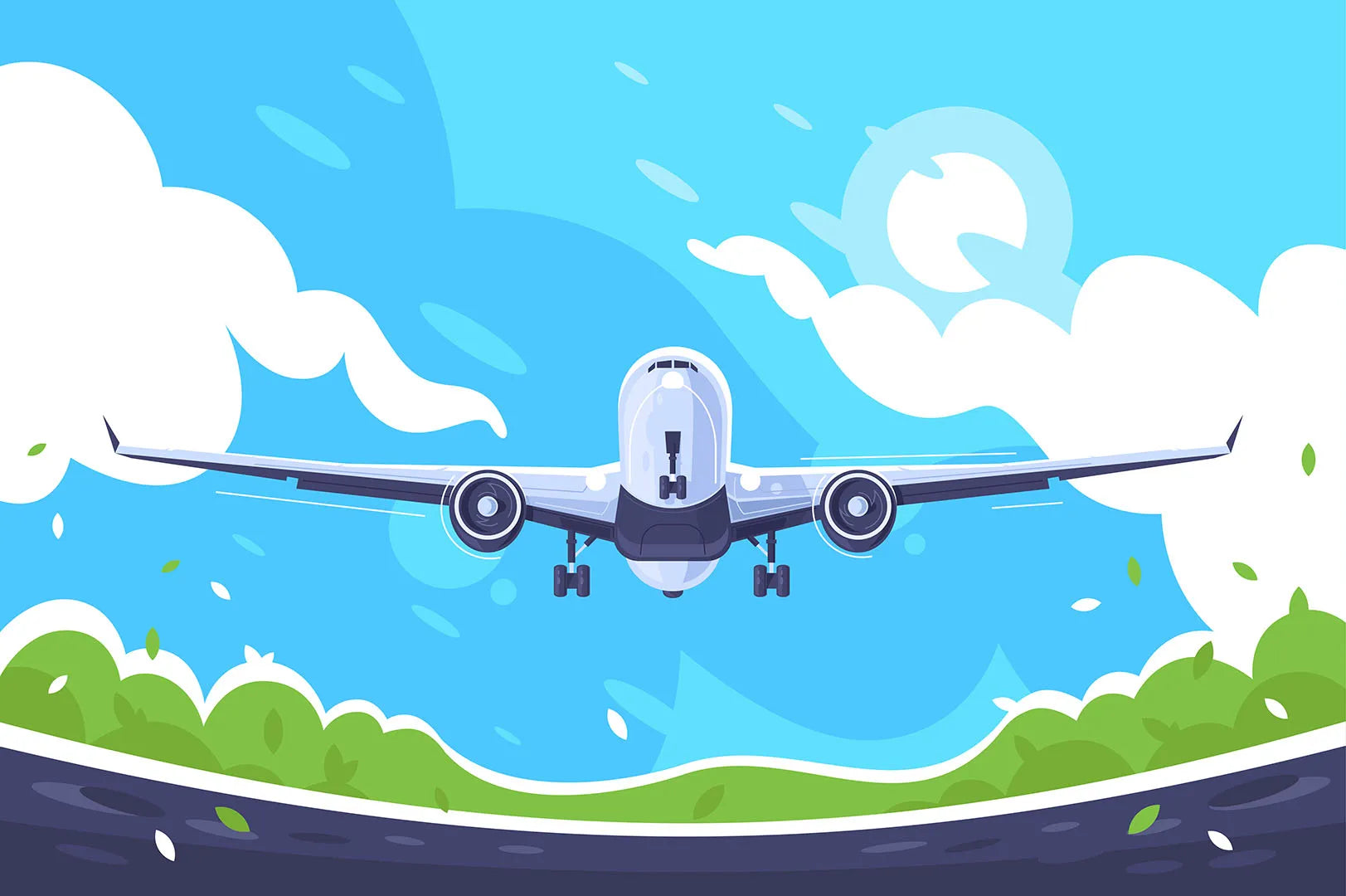 Where Big Planes Fly High Above the Trees