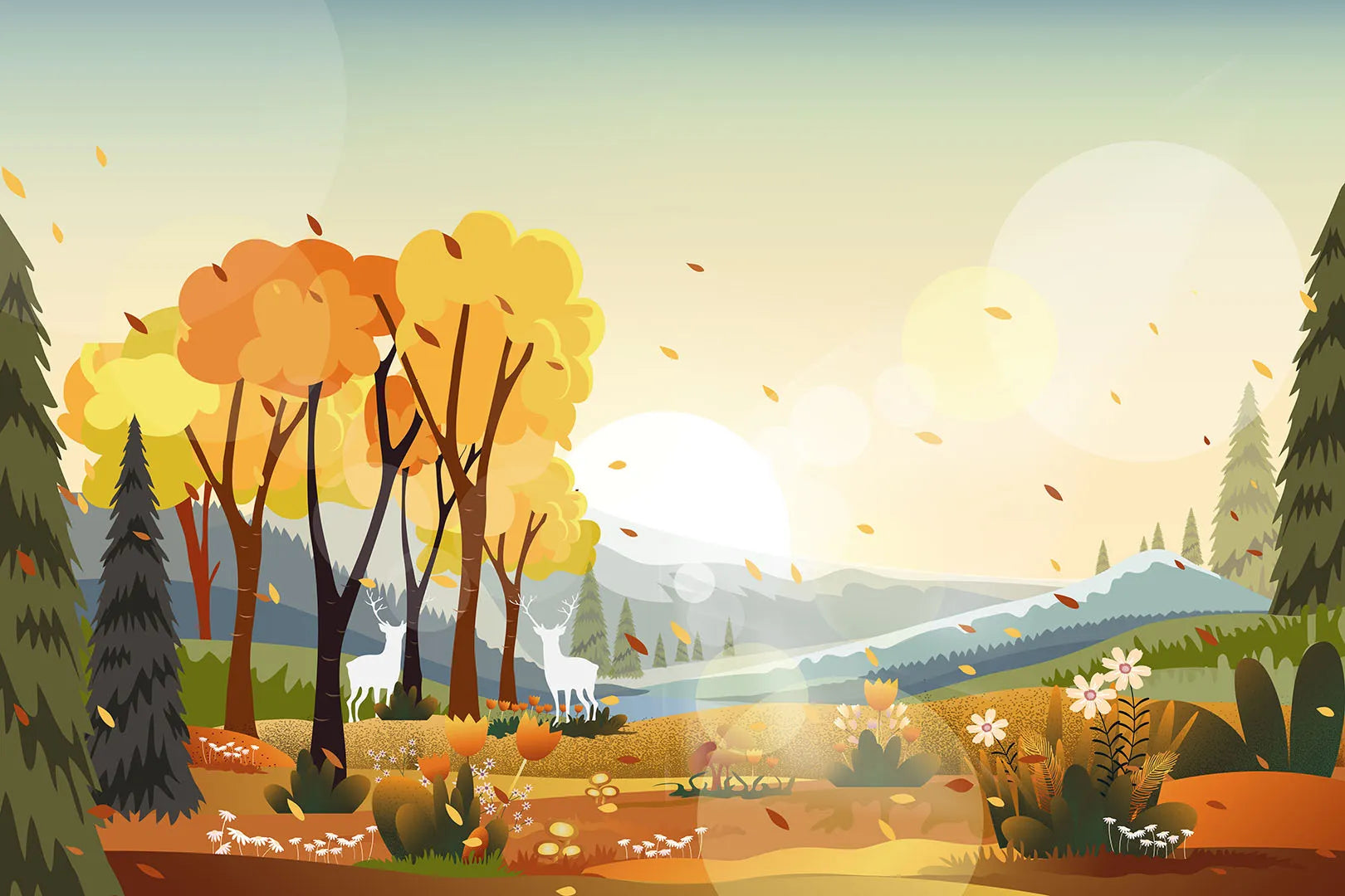 Where the Forest Glows with Autumn Magic