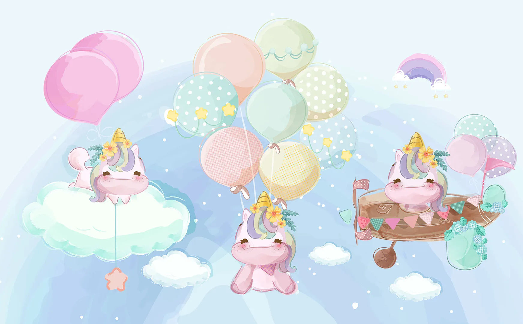 Where Unicorns Fly and Balloons Float High
