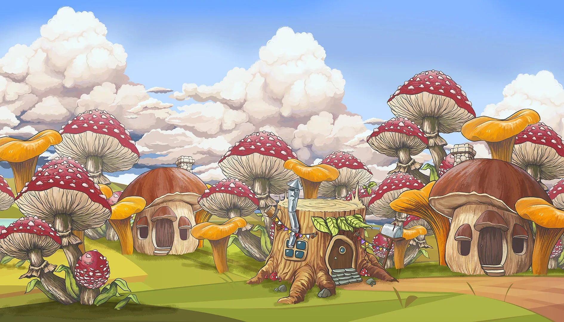 A Secret Little Village Hidden in the Grass