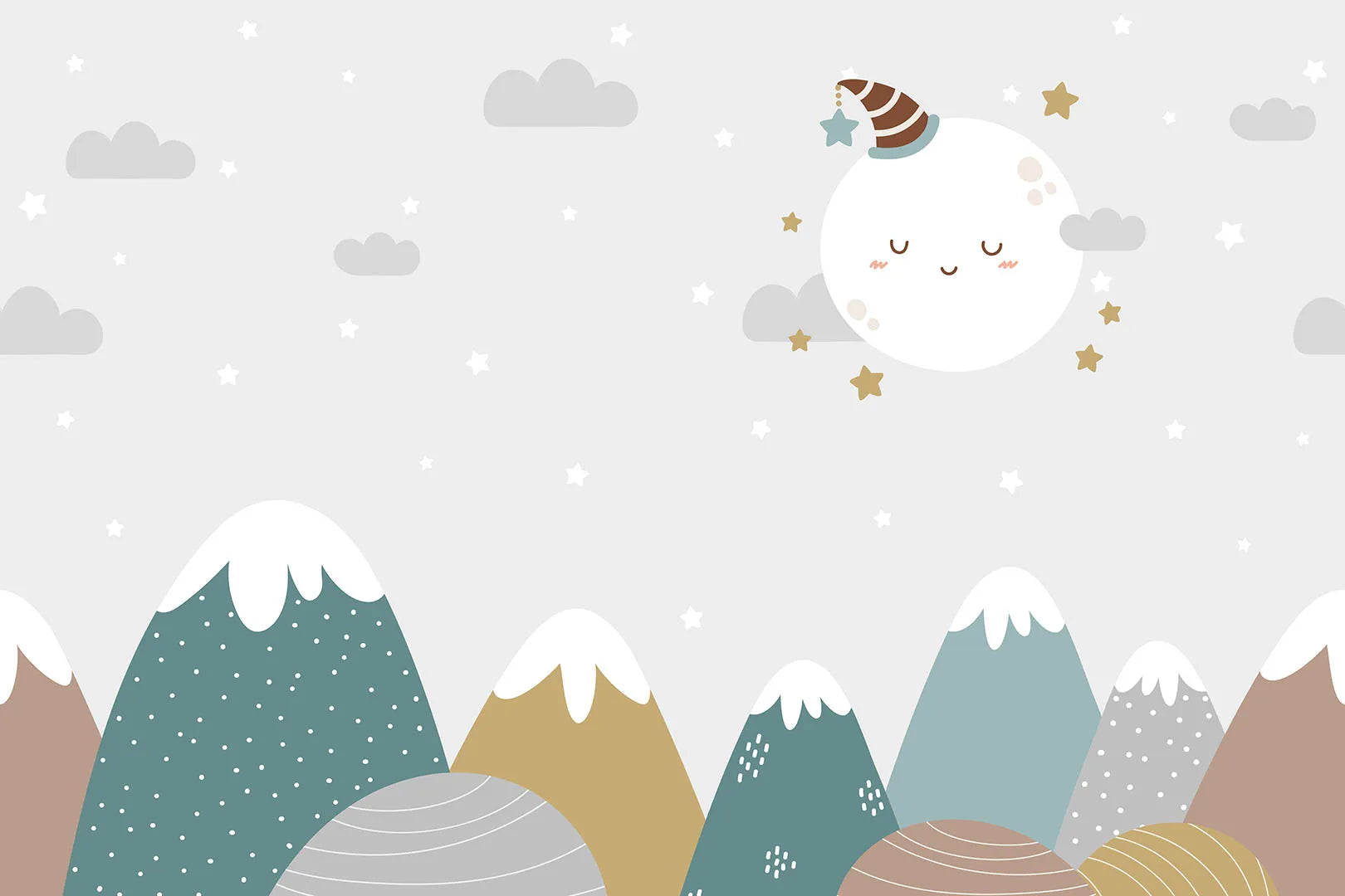 Where the Moon Tucks the Mountains in at Night