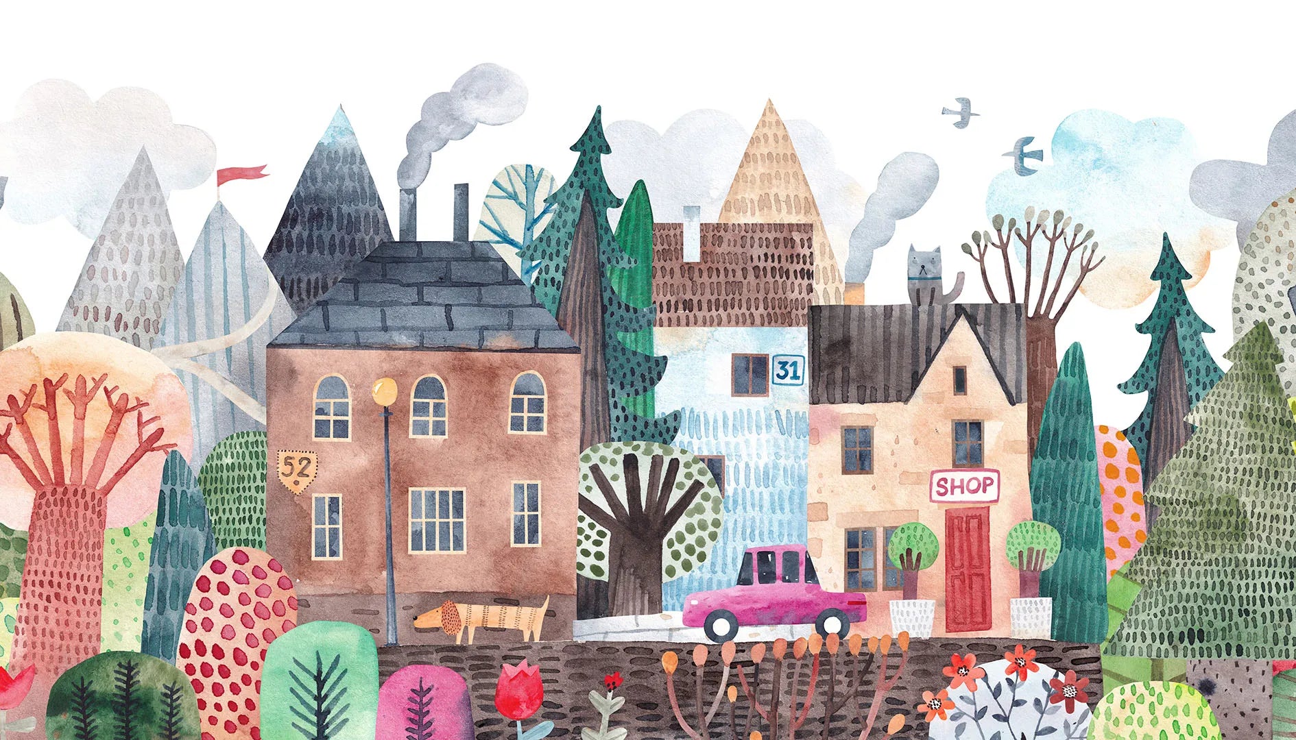 A Happy Little Neighborhood Full of Stories to Tell