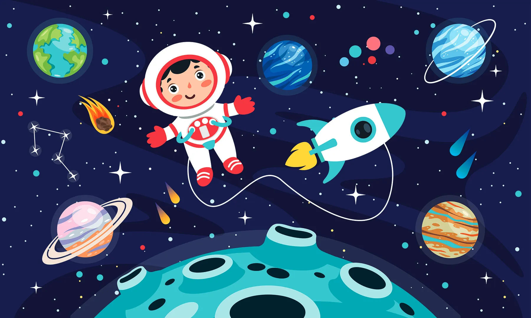Discovering a New Planet in a Friendly Galaxy