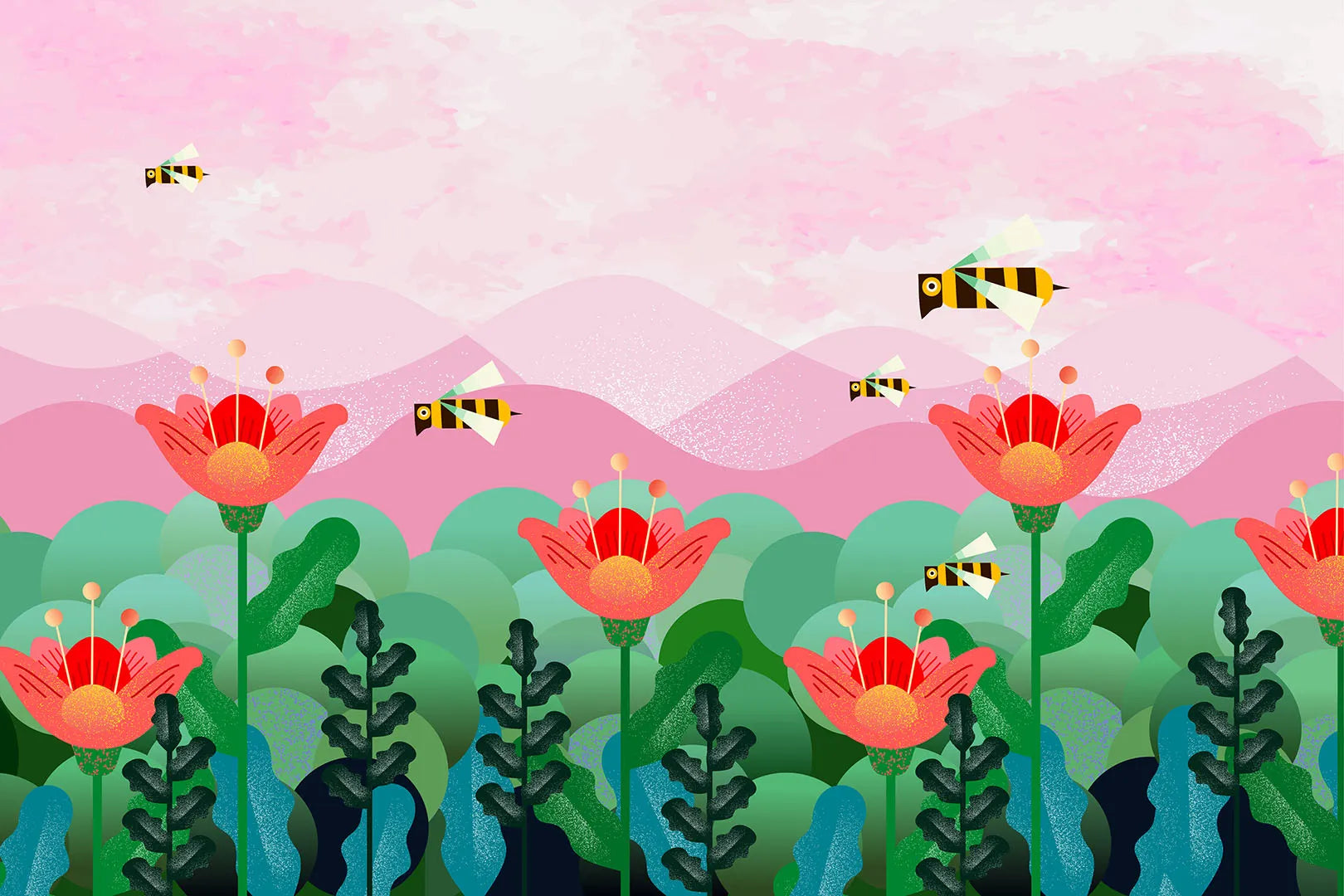 Where Modern Art and Nature Buzz with Joy