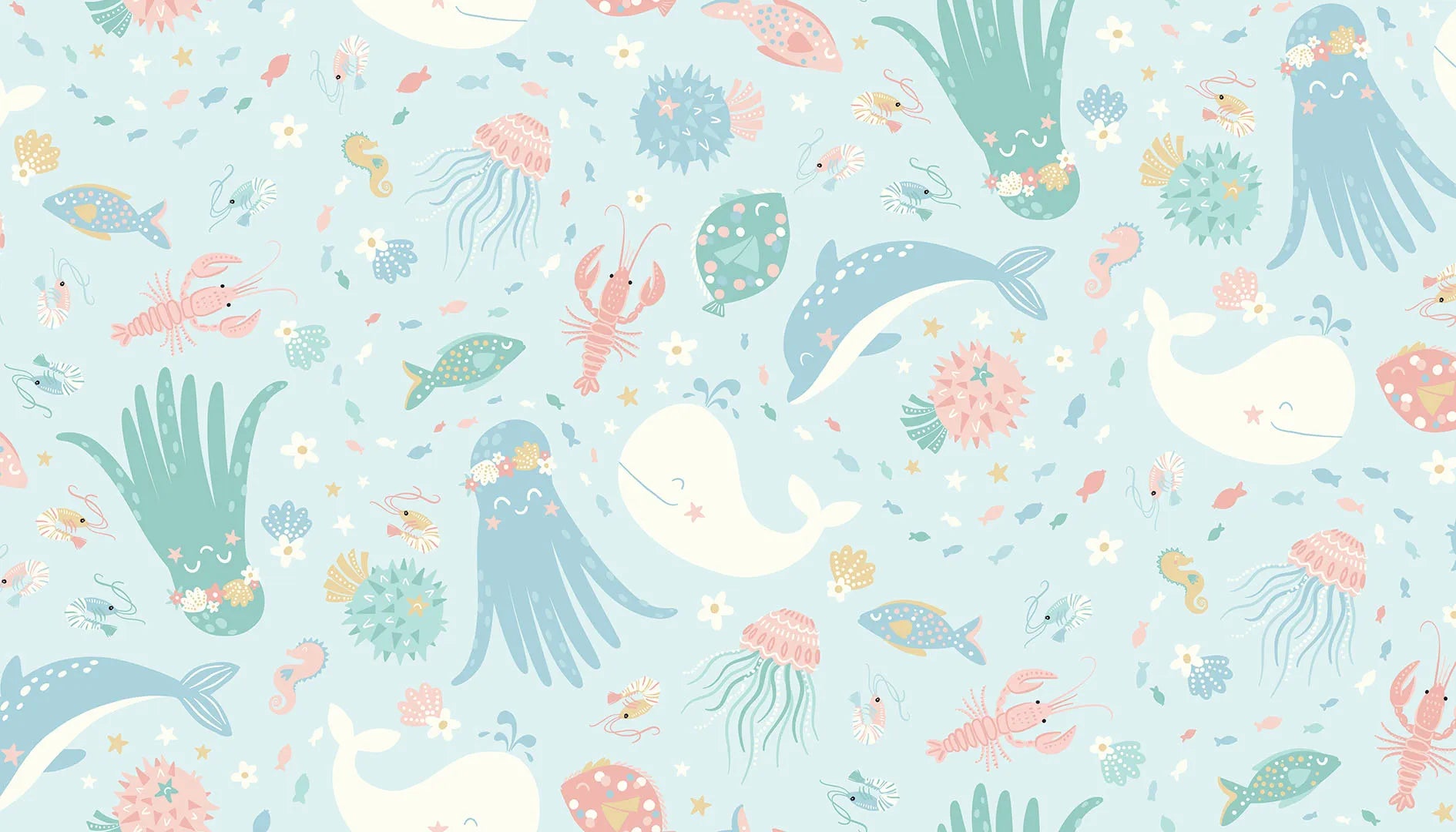A Cheerful Gathering of a Thousand Ocean Friends