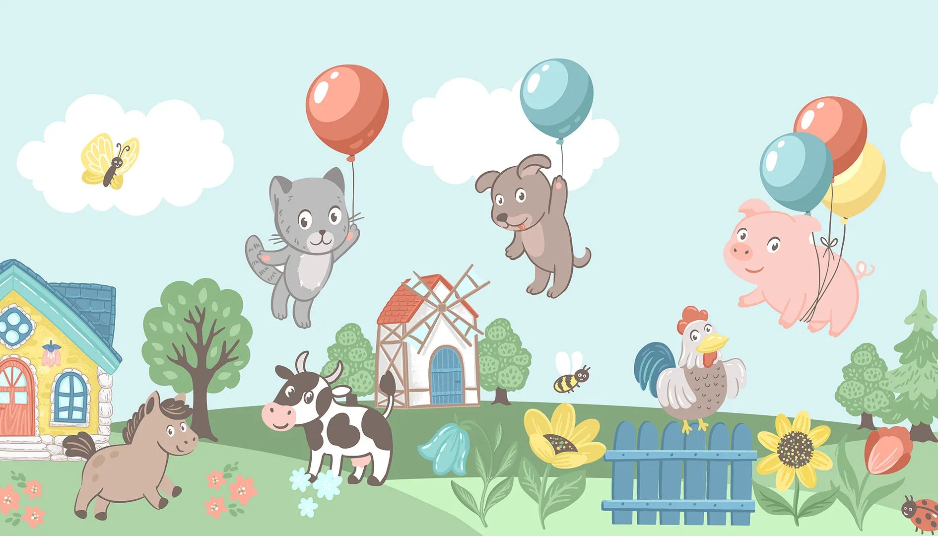 A Gentle, Floating Party in the Countryside