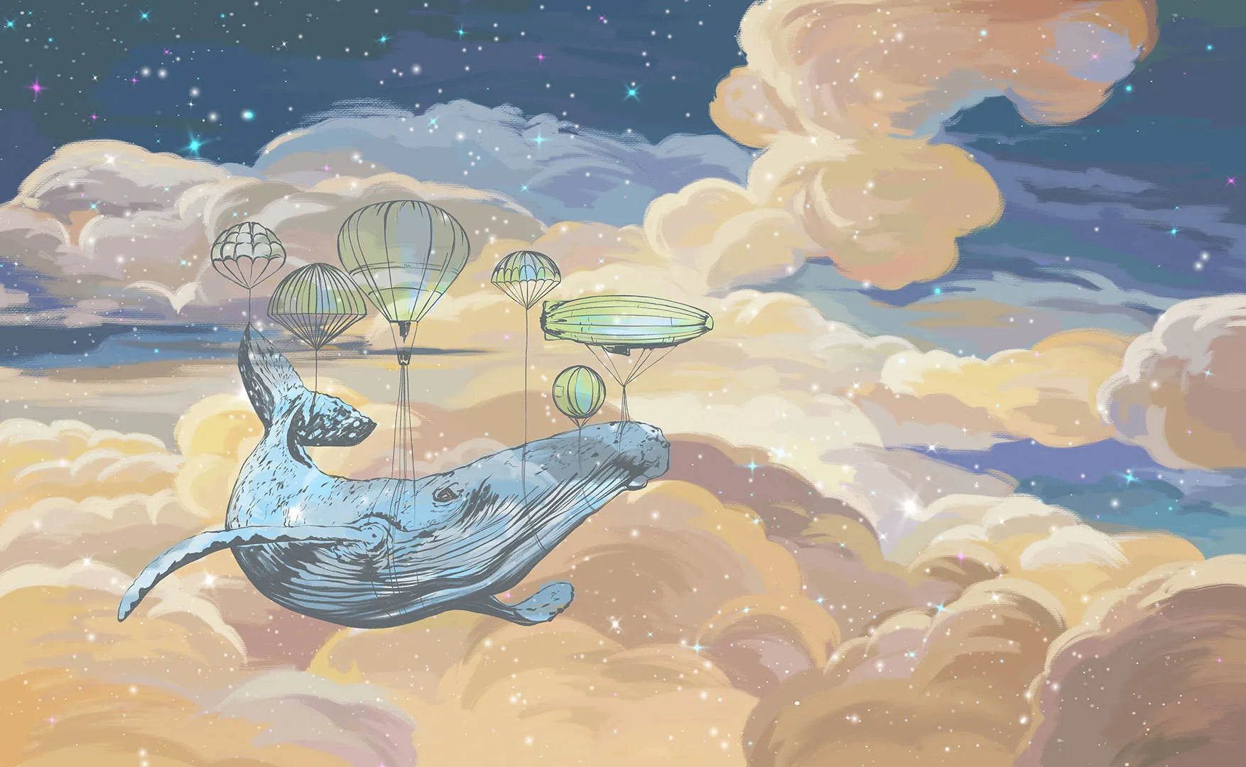 A Steampunk Journey Through a Sea of Clouds