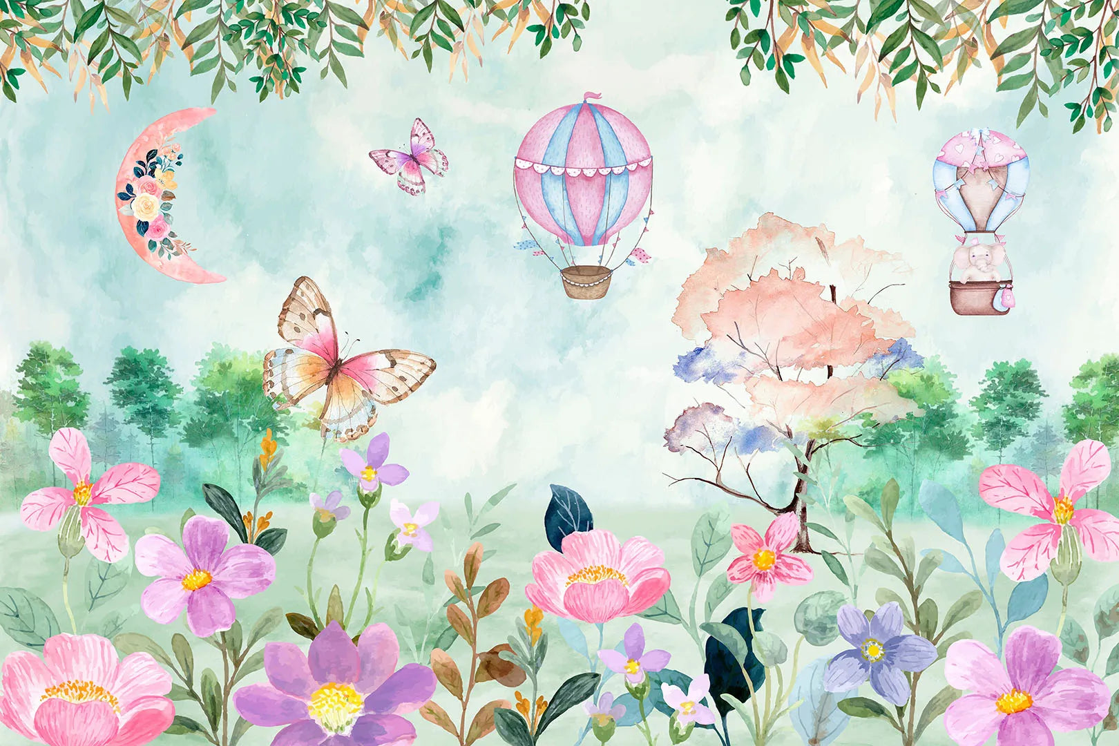 Where Butterflies and Balloons Dance in the Moonlight