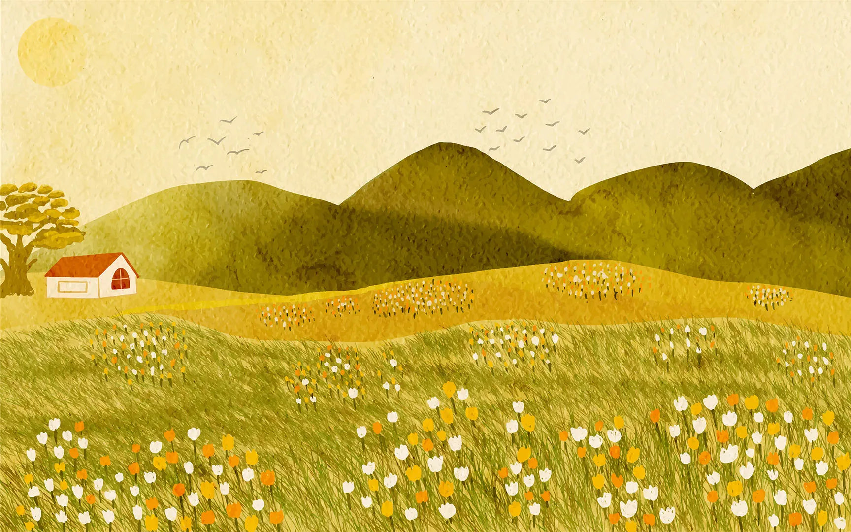 A Peaceful Place Painted in Sunshine