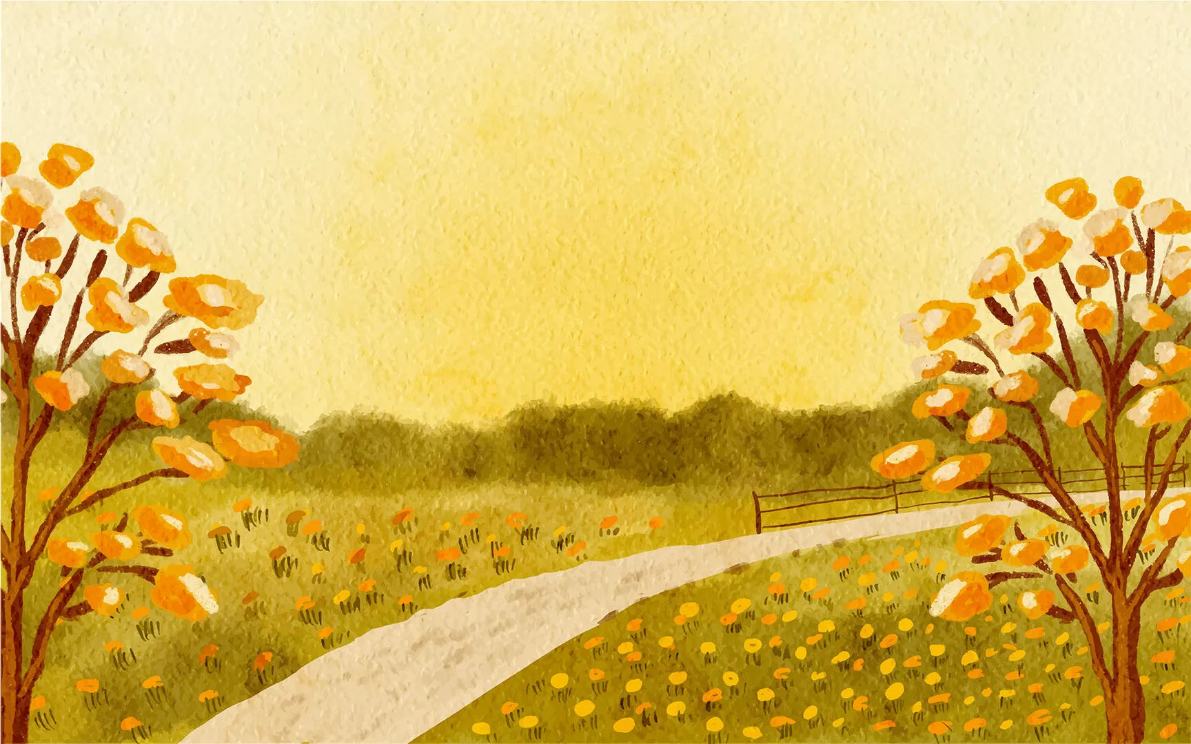 A Golden Path to a Peaceful Daydream