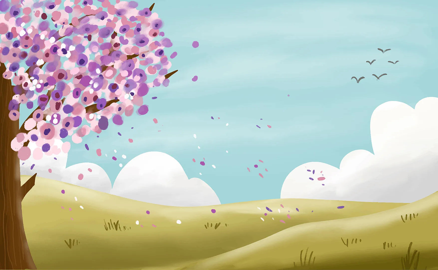 Where a Gentle Breeze Carries Springtime Wishes