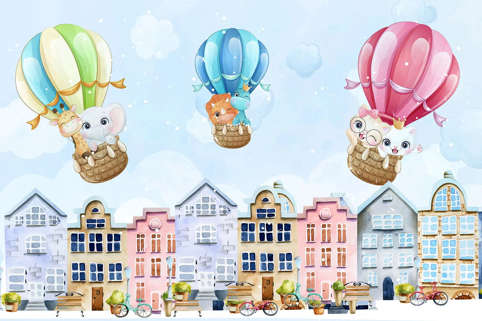 A Joyful Journey Over a Charming City