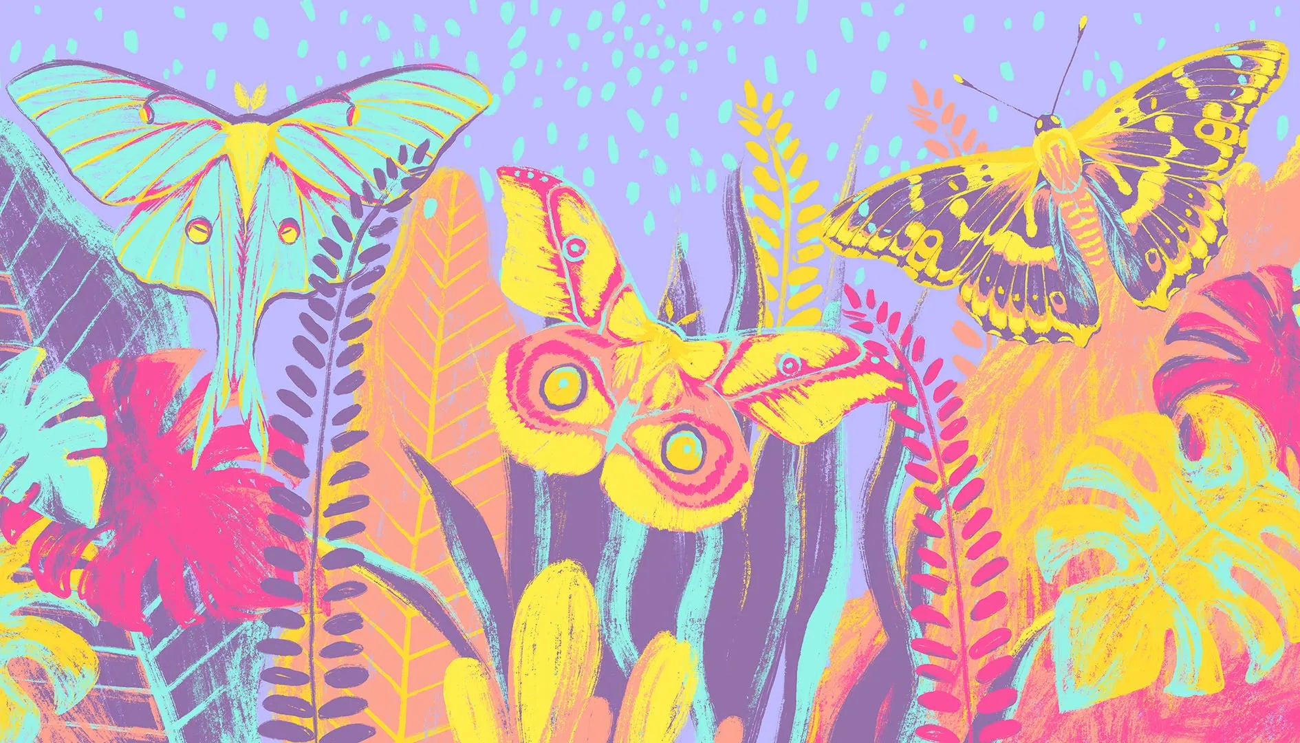 A Vivid, Electric Dream of a Tropical Night