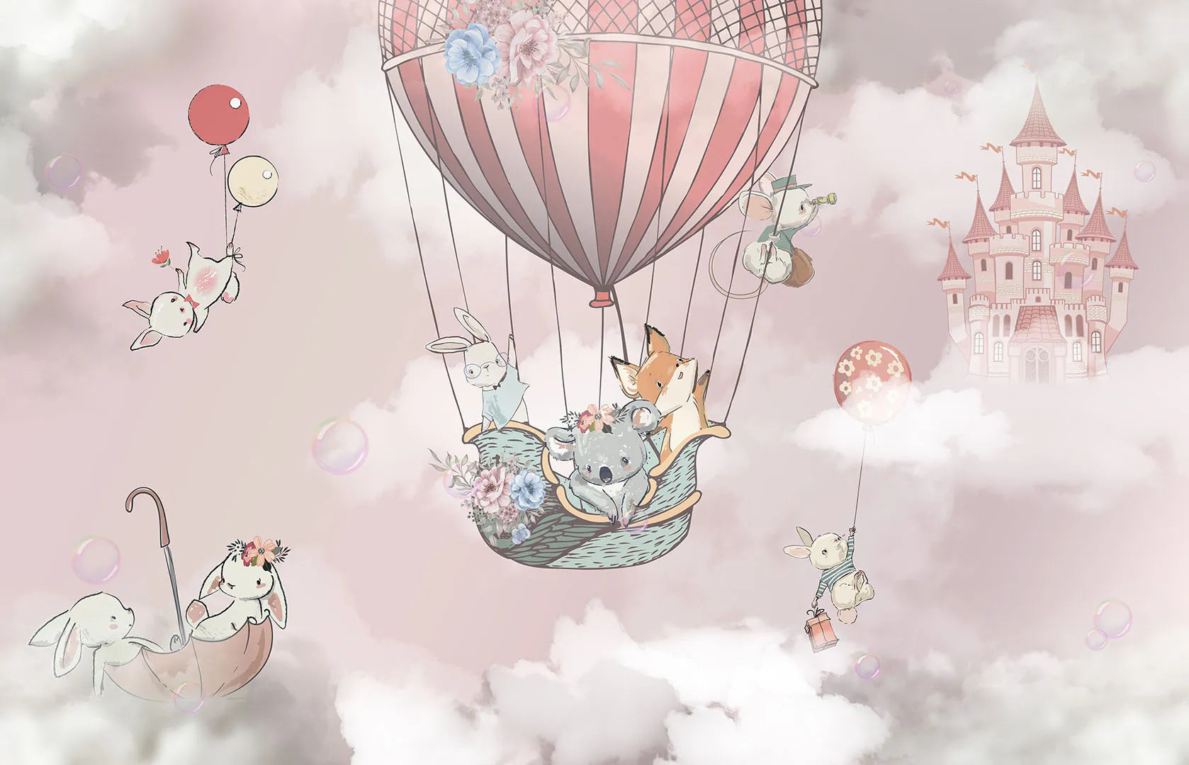 A Whimsical Journey to a Castle in the Sky