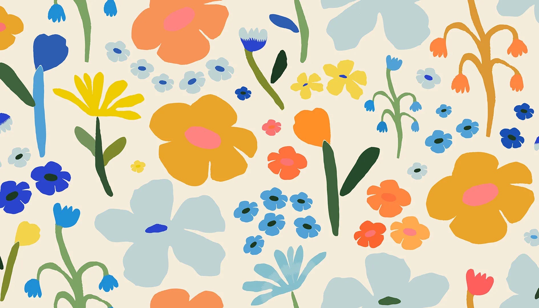 A Happy, Playful Throwback to a Flower-Power Garden