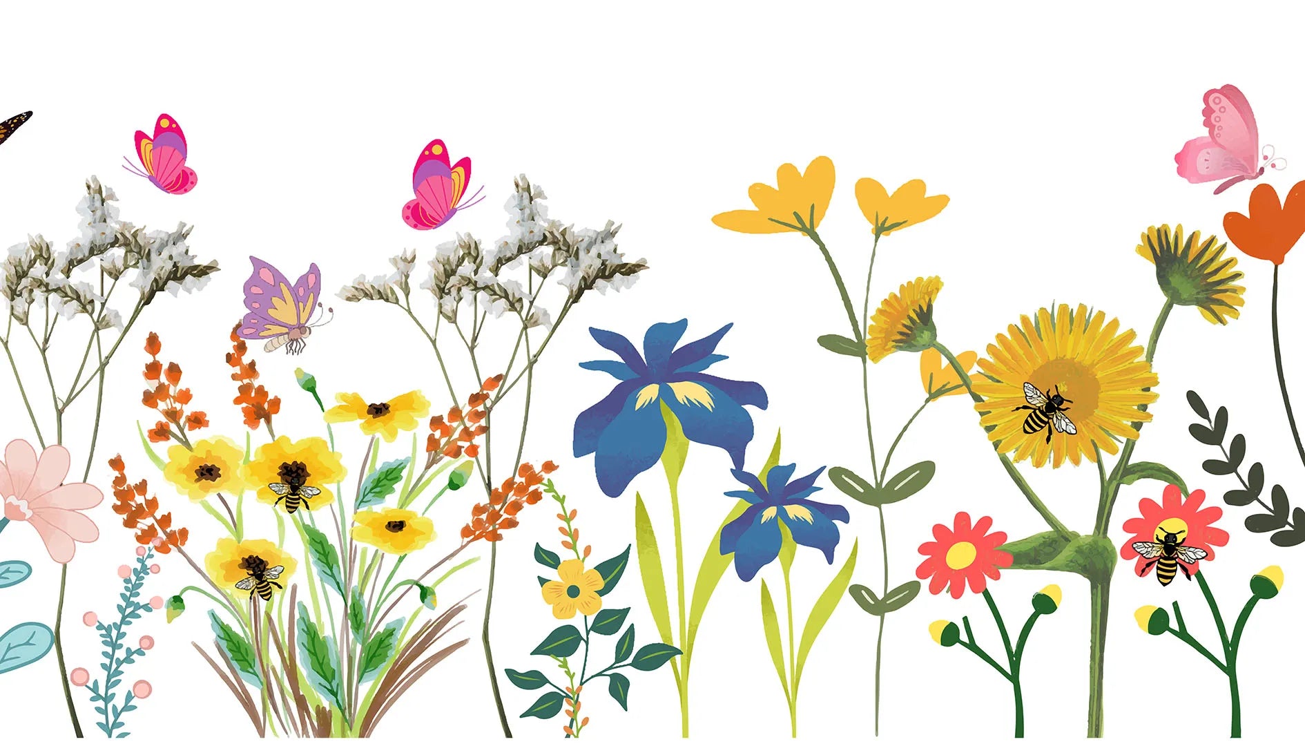 A Cheerful Place Where Wildflowers and Friends Grow