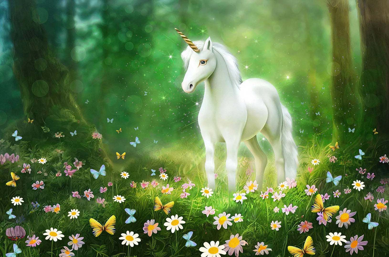 A Place Where Magic is Real and Flowers Sparkle