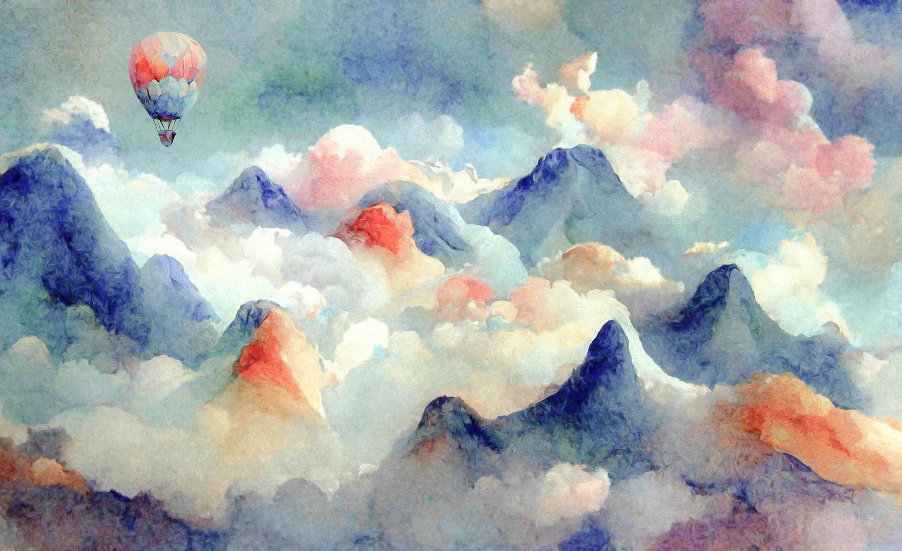 A Dreamy, Artistic View from Above the World