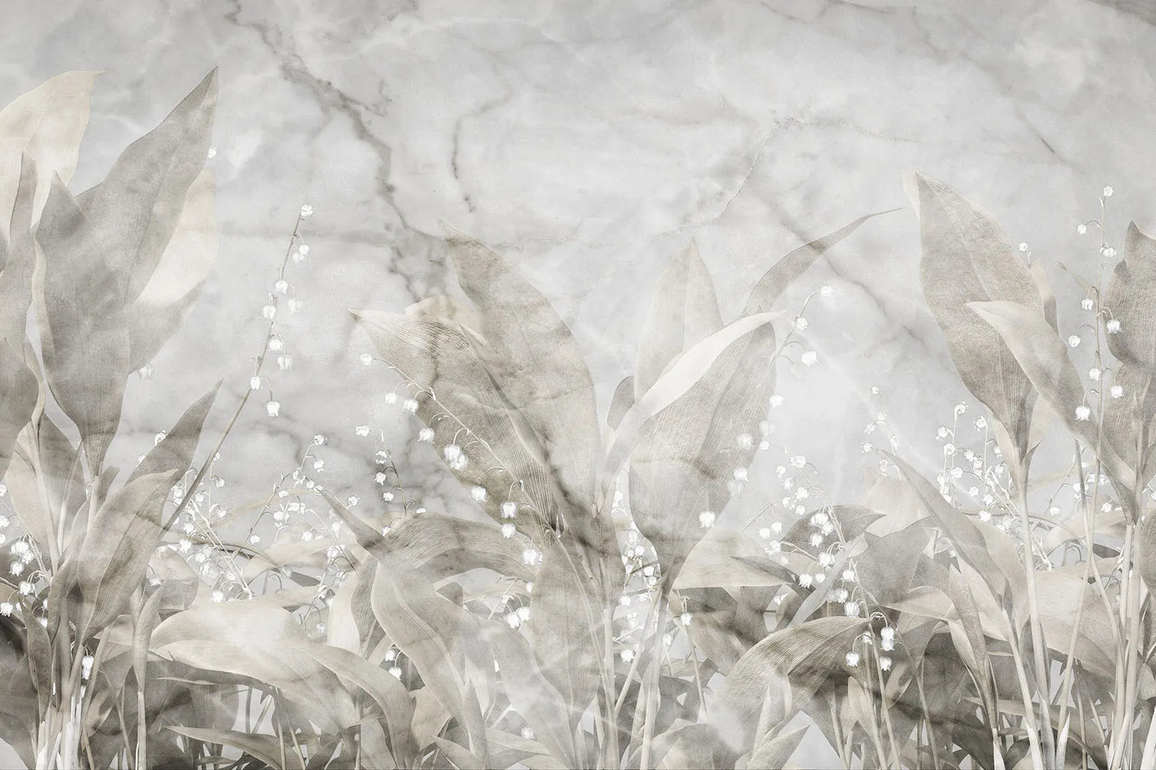 Where Delicate Flowers Bloom from Polished Stone