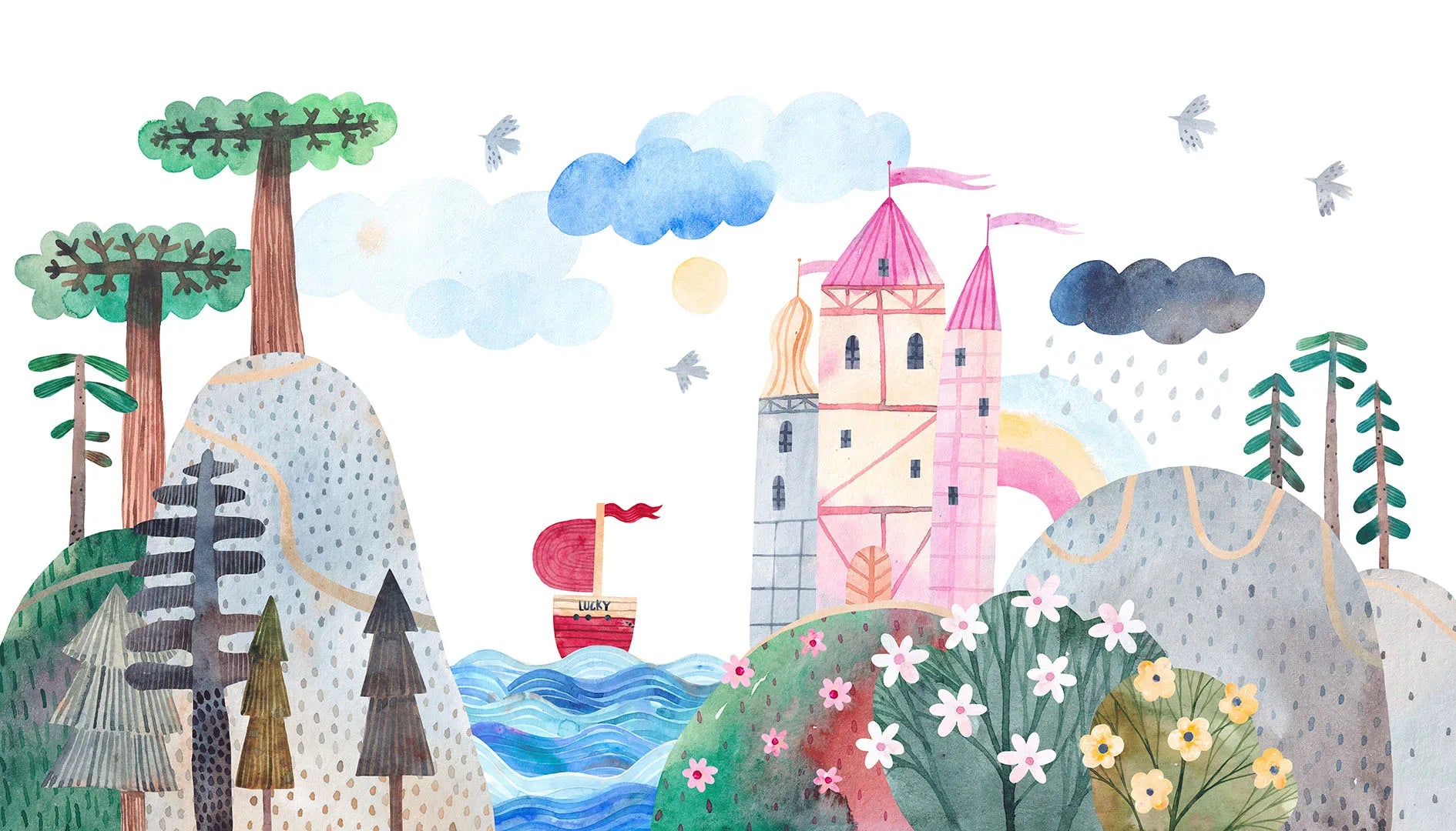 A Storybook Adventure Where a Rainbow Touches the Shore