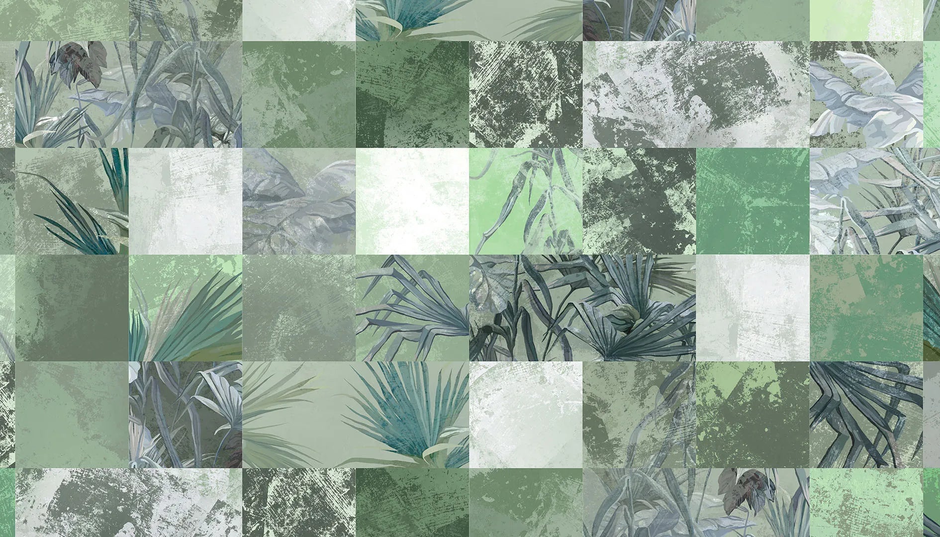 A Modern Mosaic of a Thousand Shades of Green