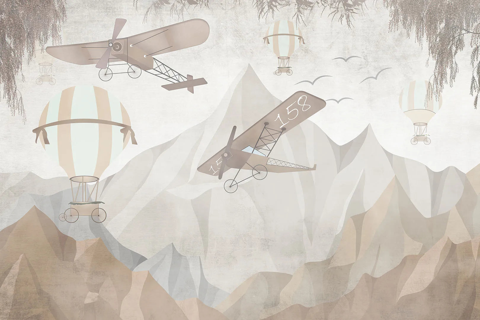 A Nostalgic, Adventurous Flight Through a Grunge Sky