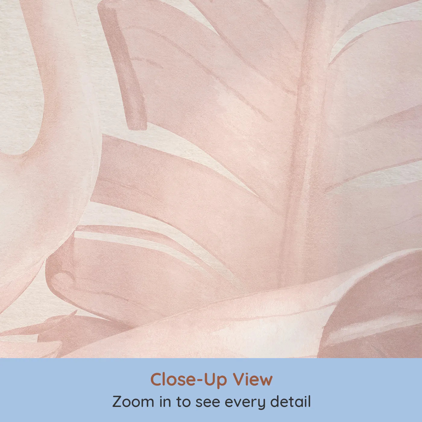 Close-up view of Whimsy Tots' Pastel Flamingo Oasis Wall Mural (Turn Their Room into a Soft and Dreamy Tropical Lagoon).Best for Girls