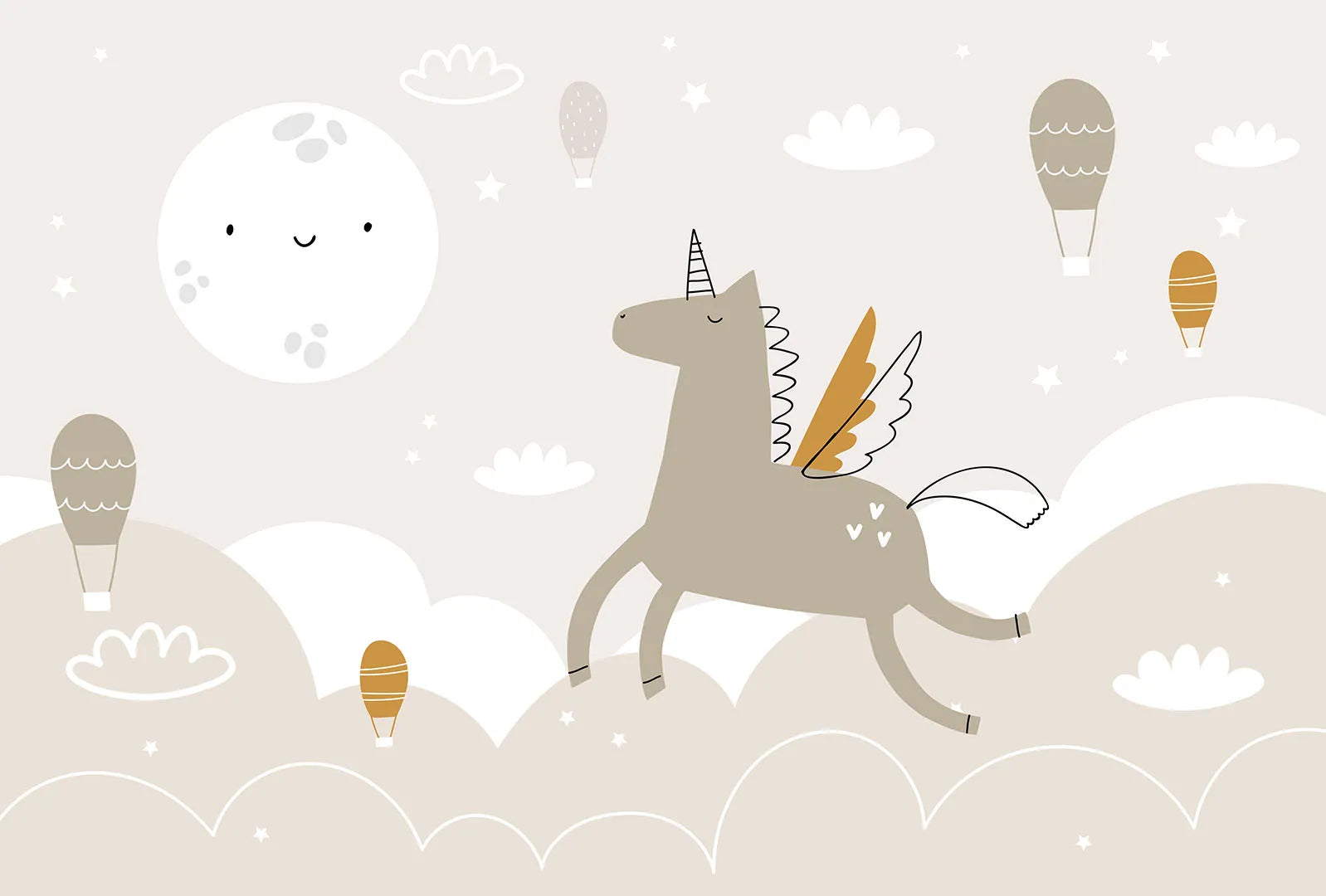A Gentle, Neutral-Toned Journey to a Land of Dreams