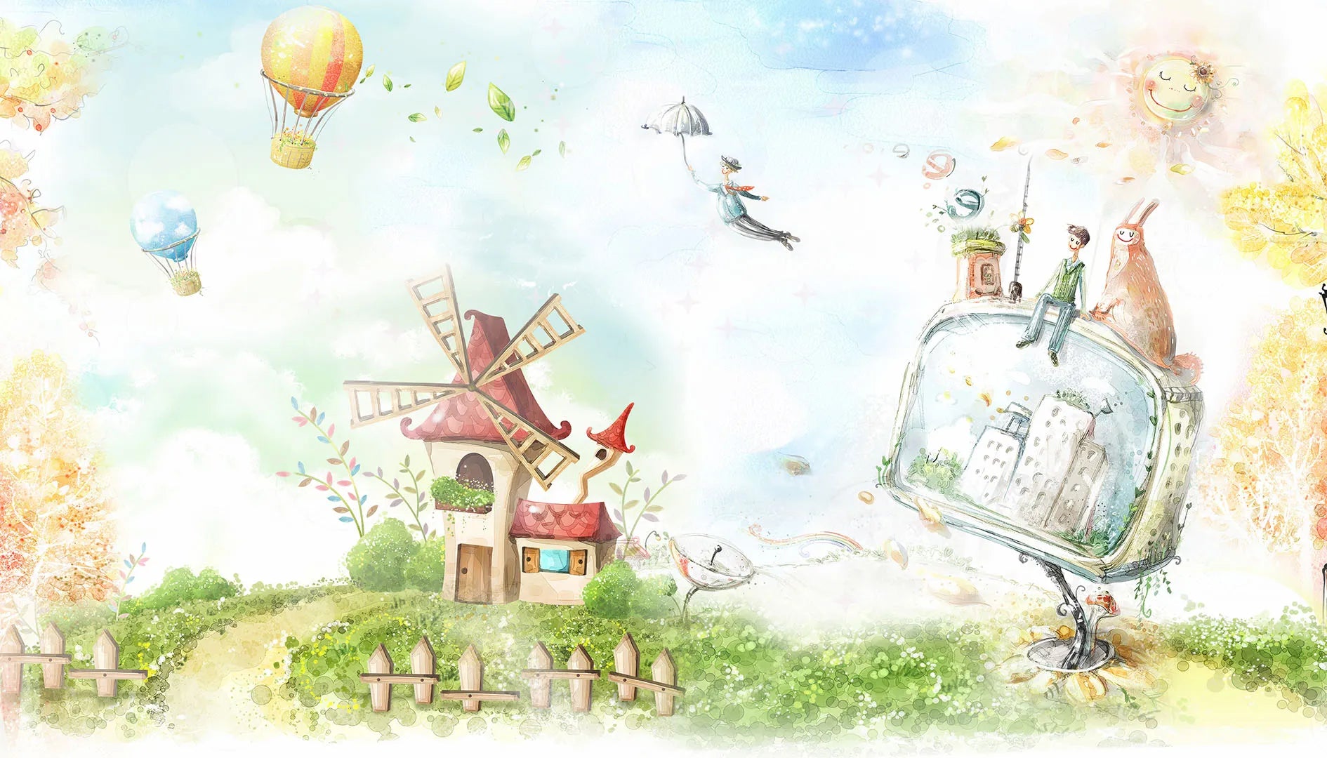 Where a Country Path Meets a City in a Jar