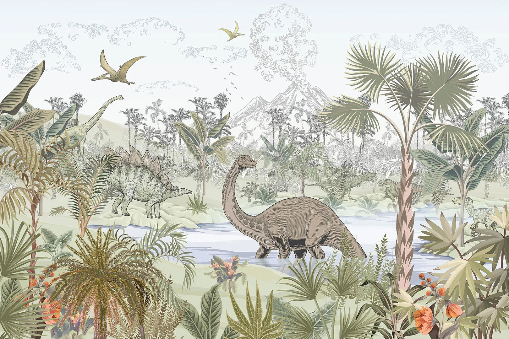 A Breathtaking, Vintage-Style Journey to a Prehistoric Paradise