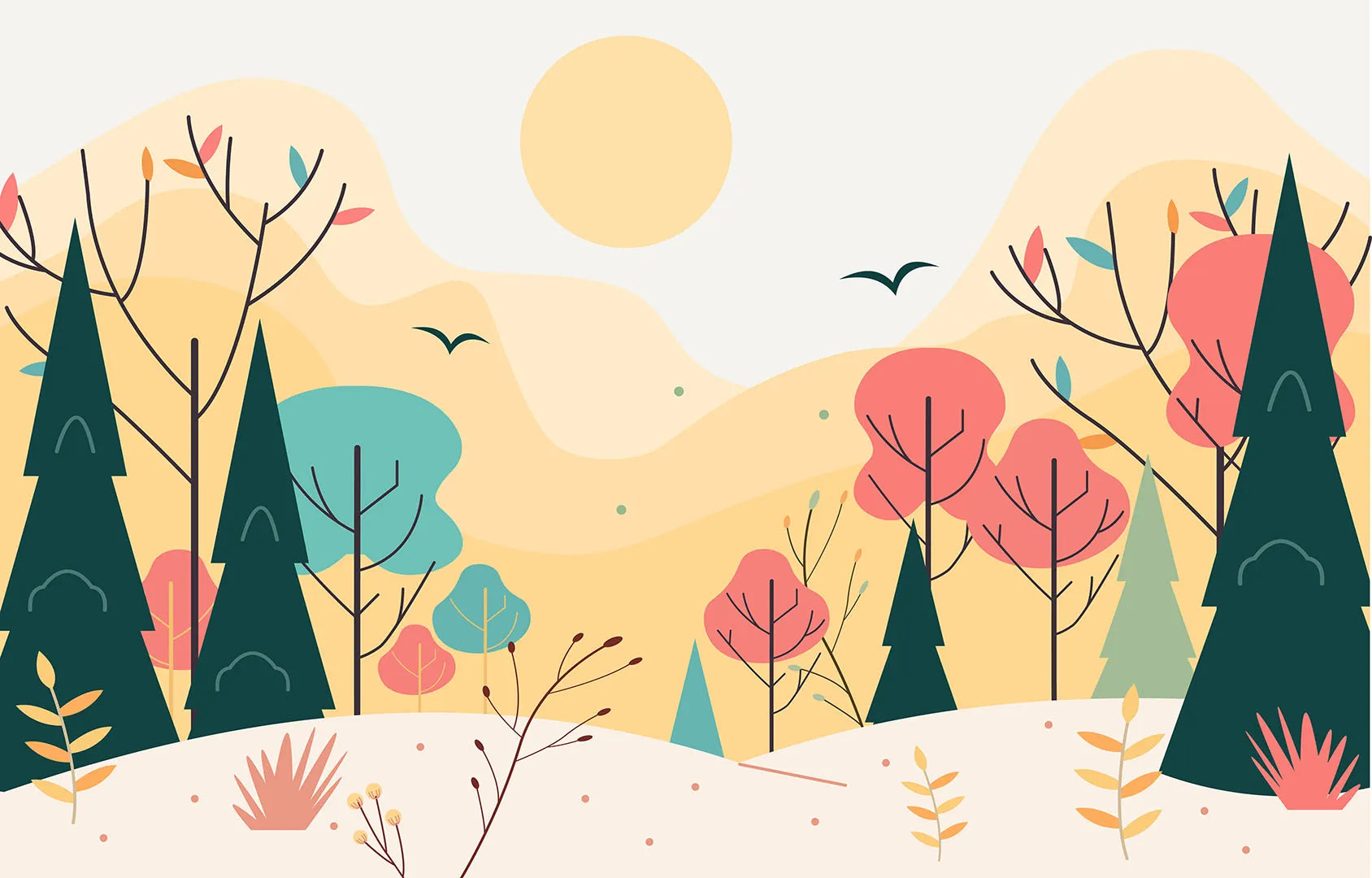 A Crisp, Clean, and Colorful Walk in the Woods