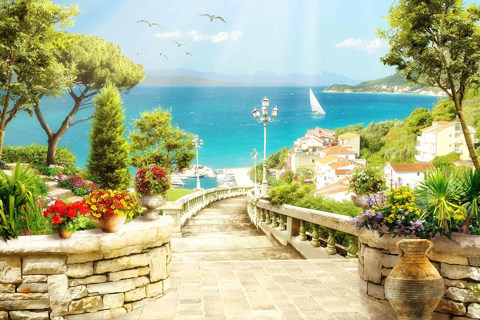 A Breathtaking View of a Perfect Summer Holiday