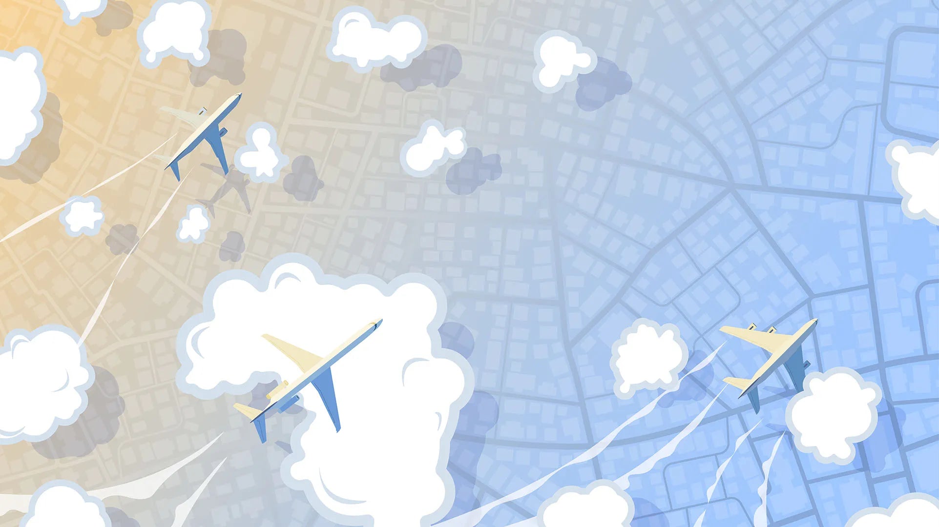 A Bird's-Eye View of a Busy, Modern World