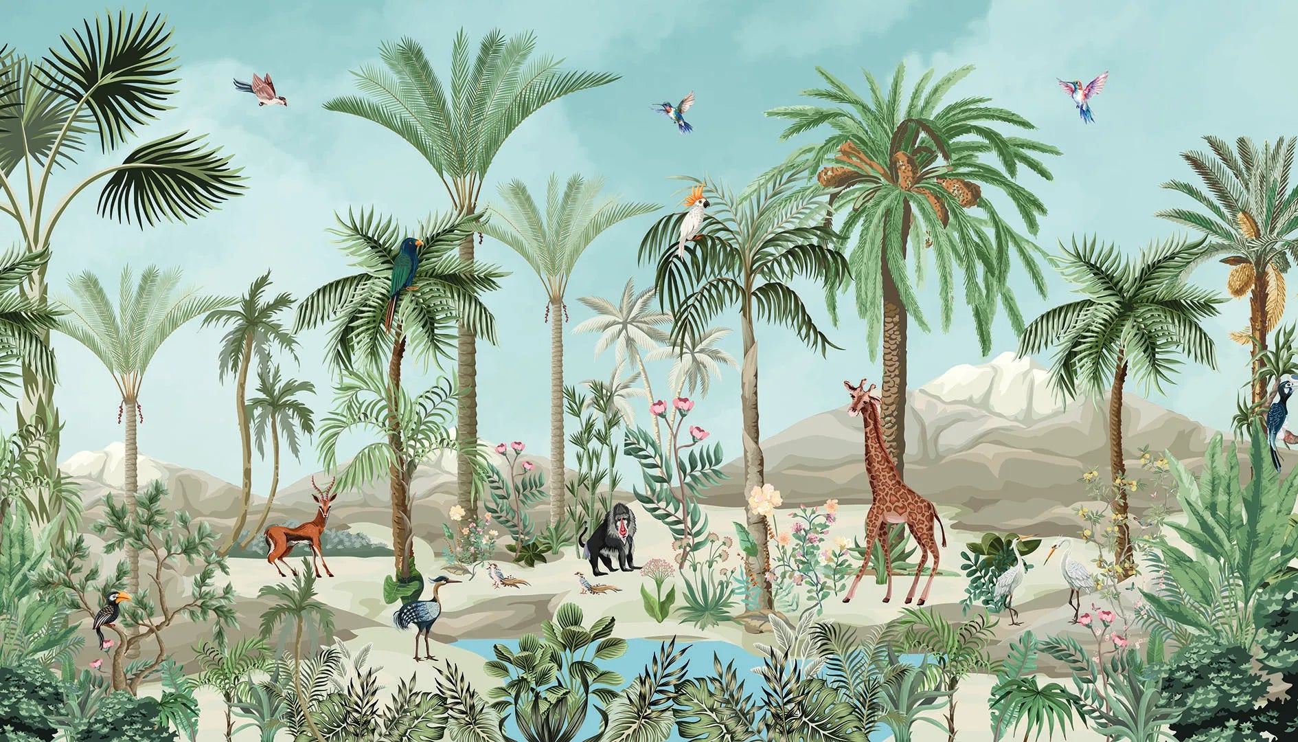 A Place of Vibrant Color and Lively, Tropical Beauty