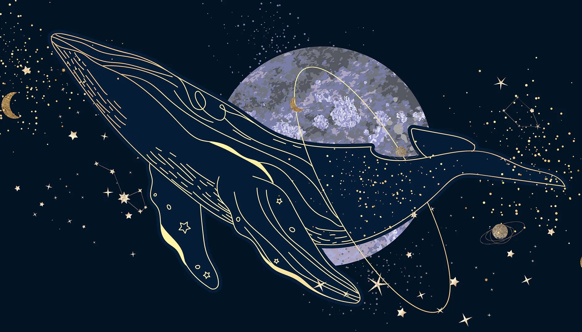 A Place Where a Gentle Giant Carries the Cosmos on its Back