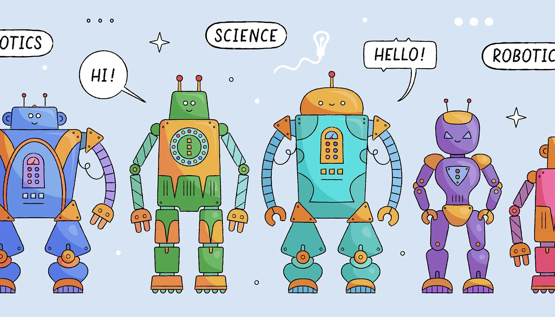 A Cheerful, High-Tech Gang of a Thousand Robot Pals