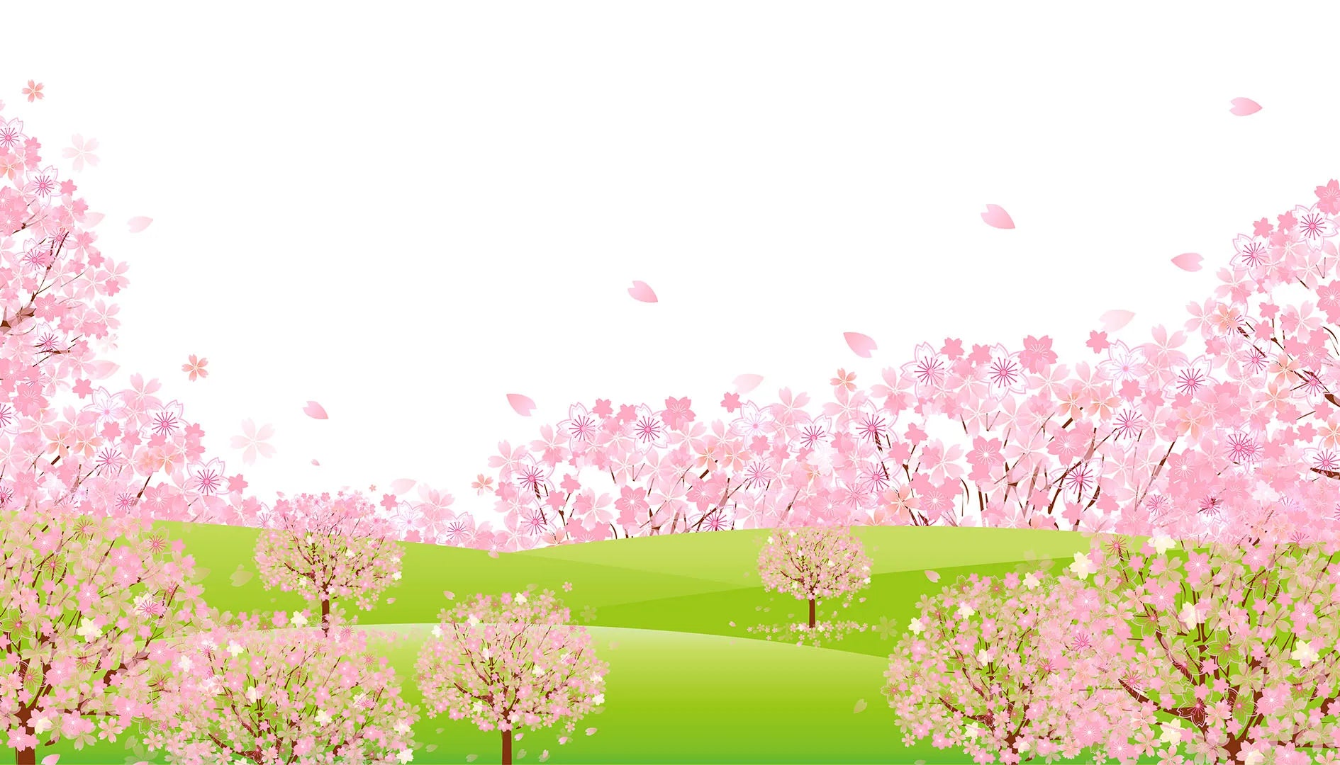 A Gentle Shower of Soft, Romantic Blossoms