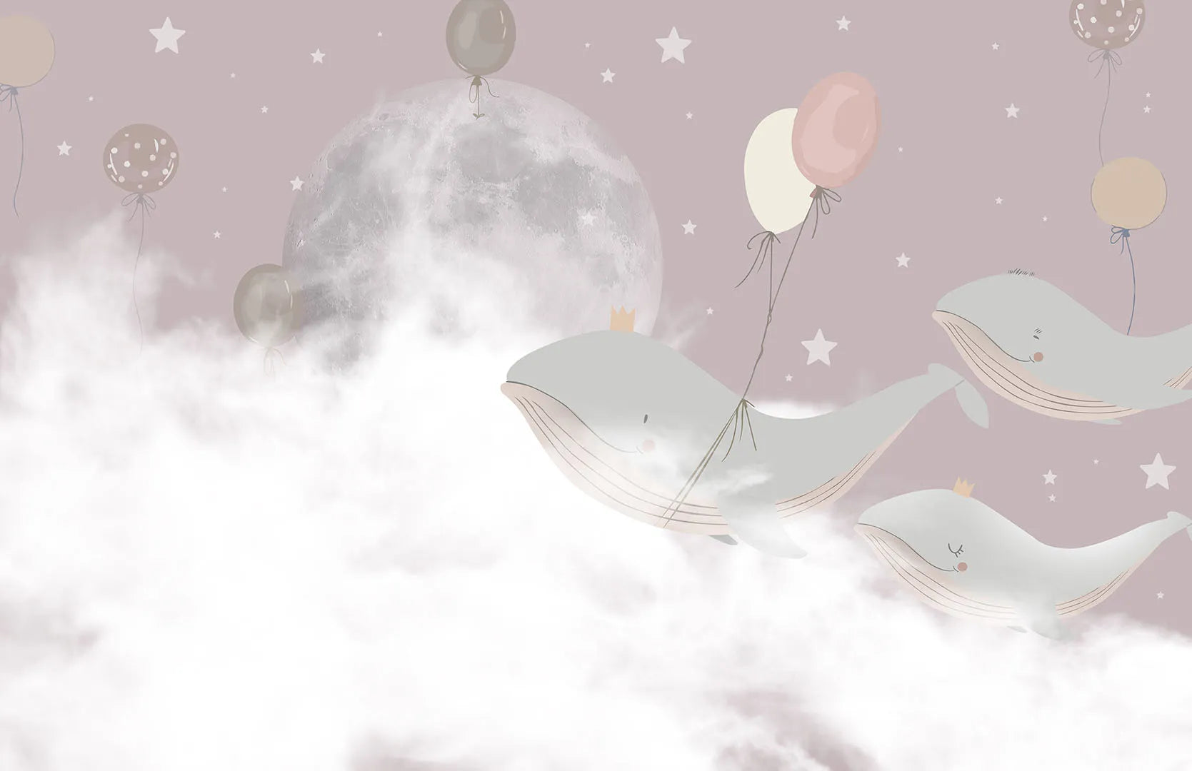 A Gentle, Dreamy Journey Through a Sky of Pink Clouds