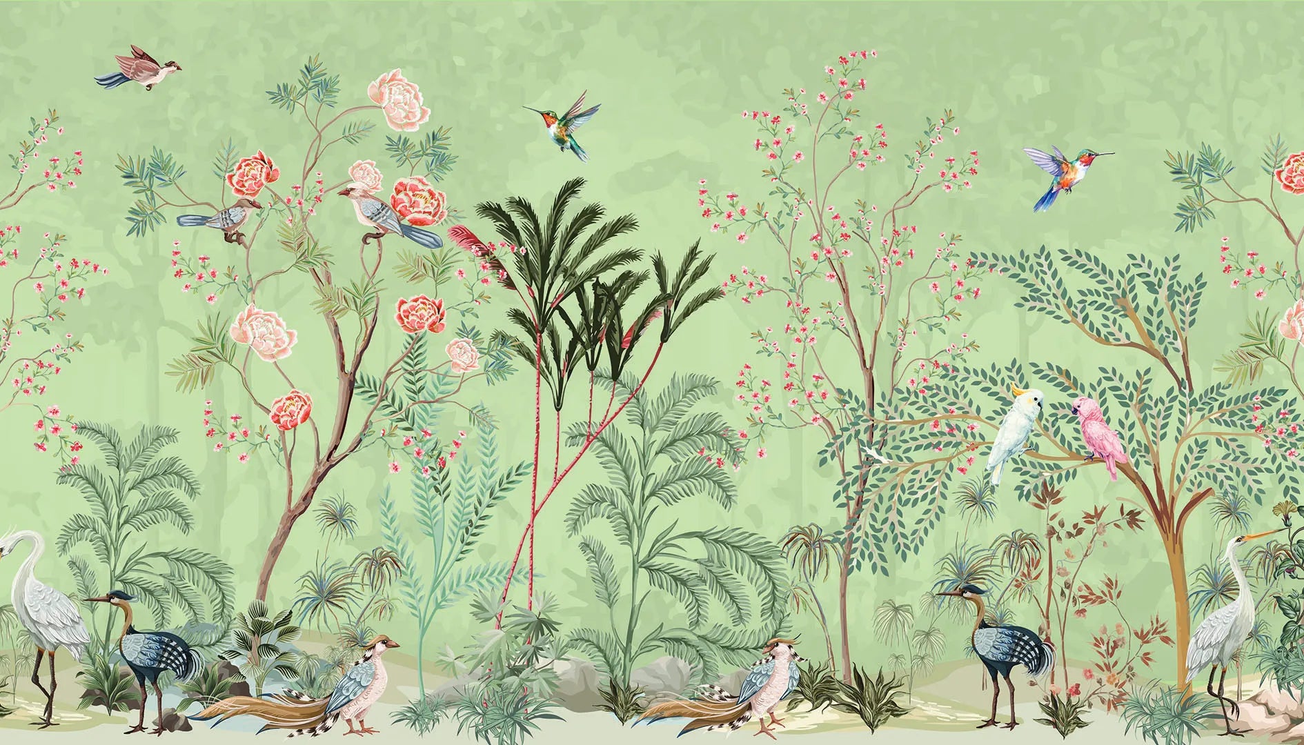Where a Peacock Strolls Among Lemon Trees and Roses