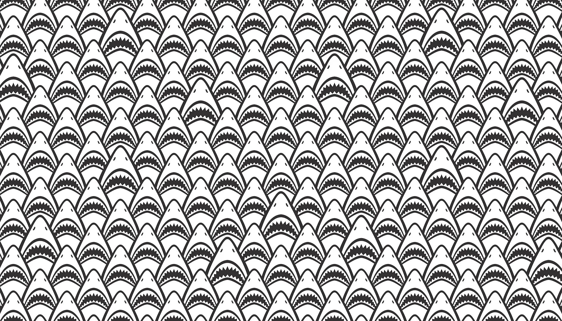 A Bold and Playful Pattern for a Little Shark Lover