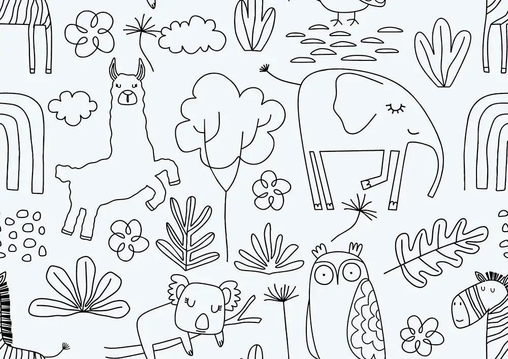 Where Giraffes Graze and Zebras Nap