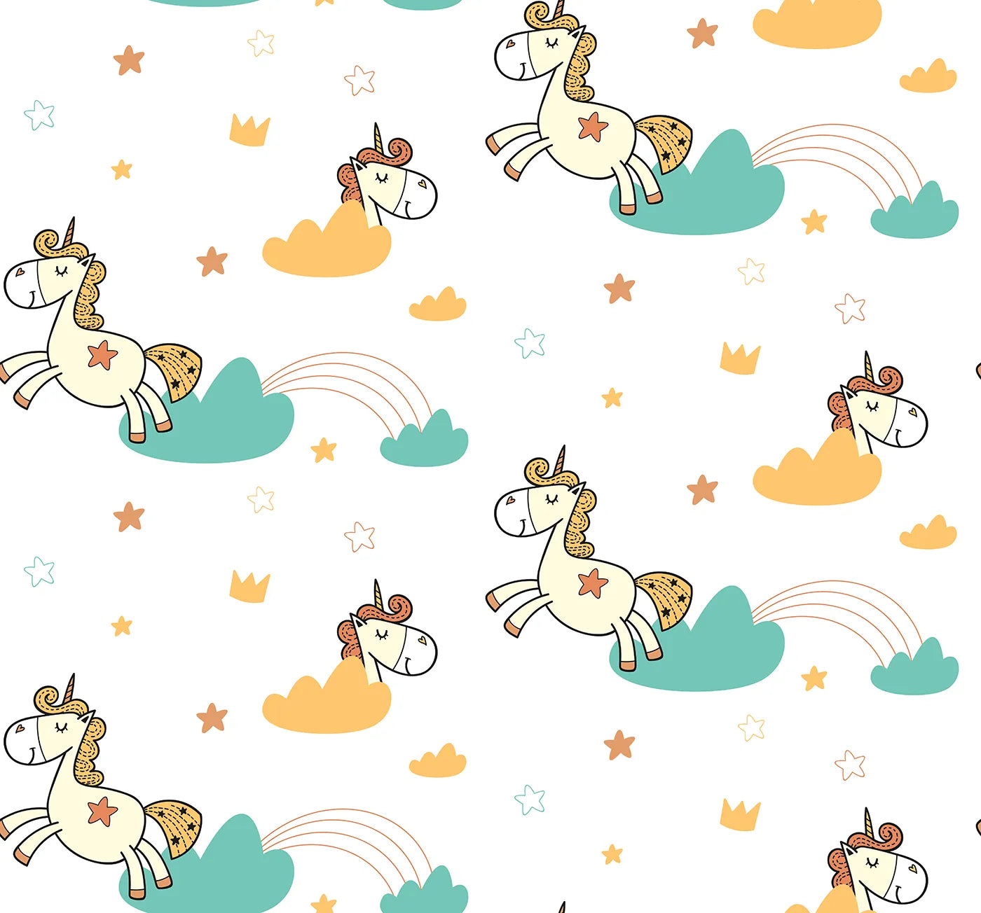 A Gentle Gallop Across a Rainbow Sky