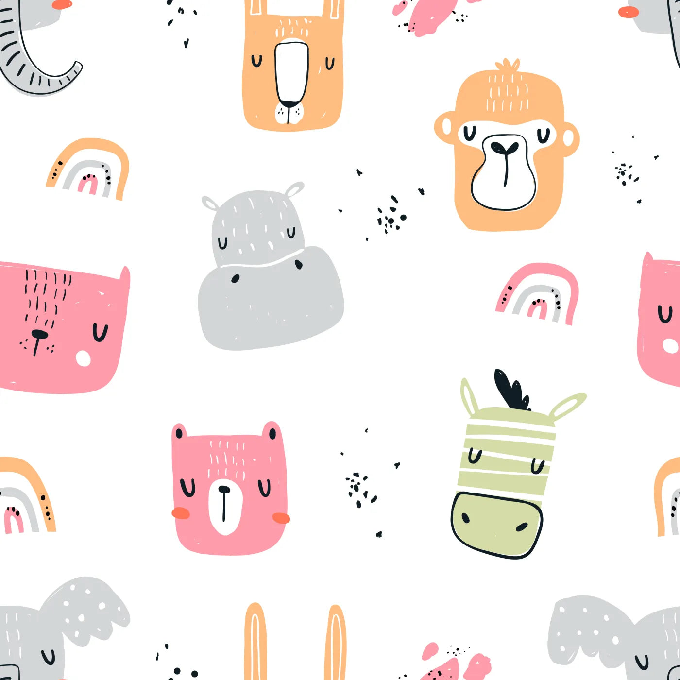 A Peek-a-Boo Parade of Playful Pals