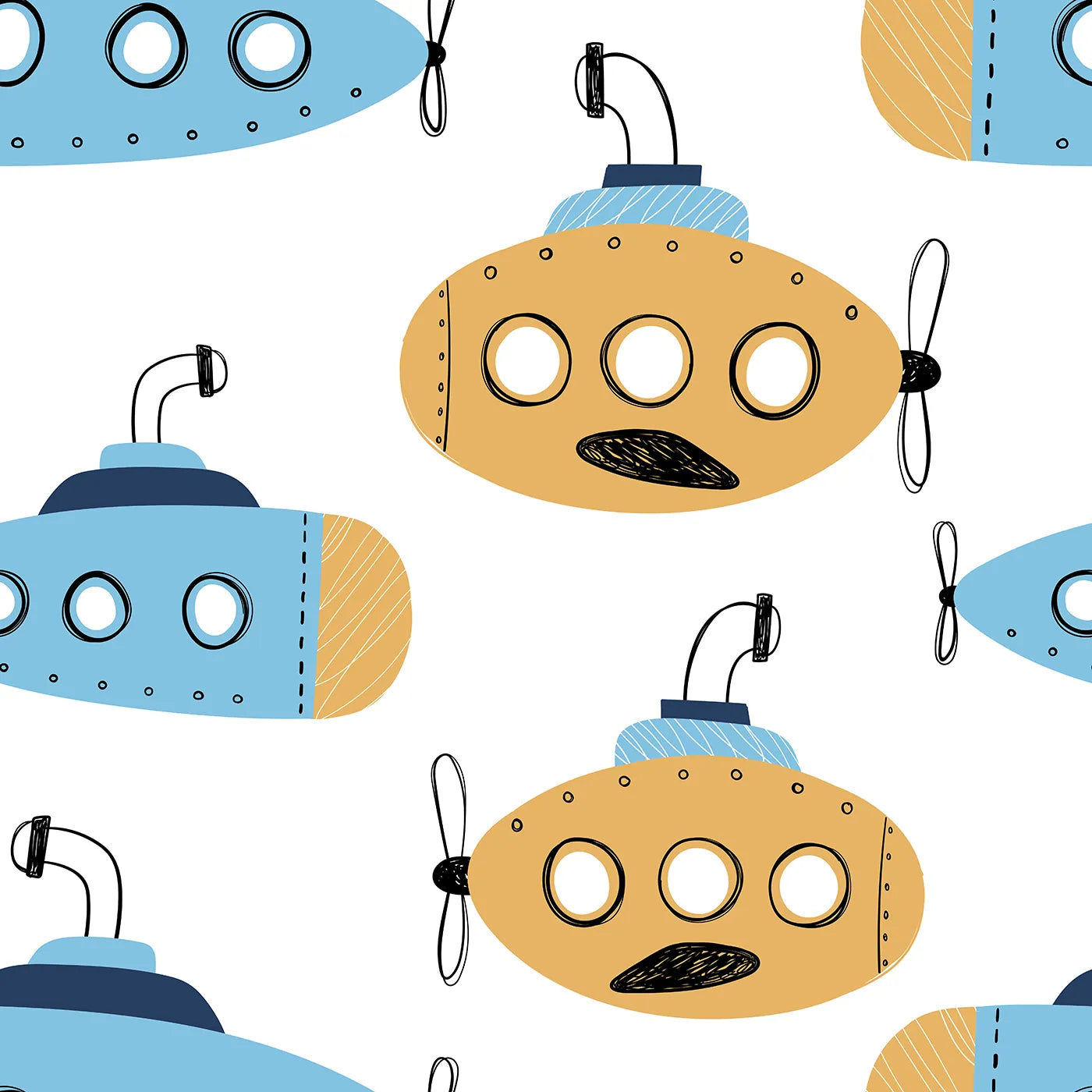 A Deep Dive into a Doodle Ocean