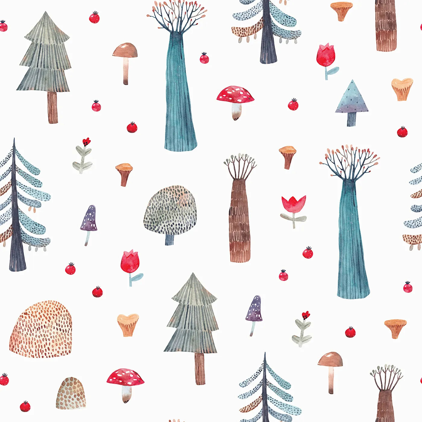 A Storybook Stroll Through a Painted Wood