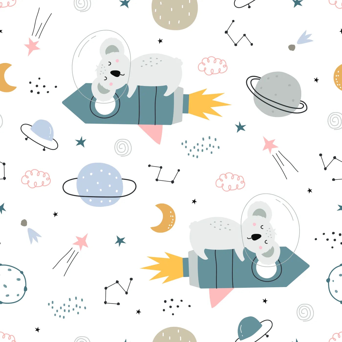 A Dreamy Drift Through a Doodled Galaxy